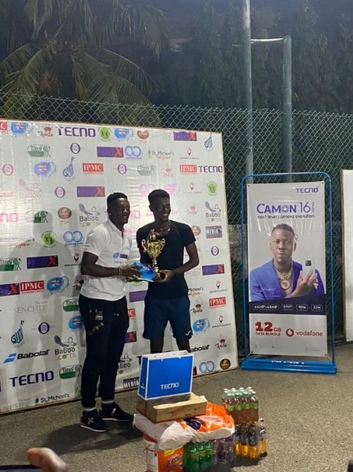 JAPHETH BAGERBASEH WINS BABY- JET TOP TENNIS STARS TOURNEY
