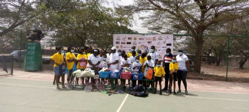 Bergins Outreach donates to St. Francis Tennis Academy