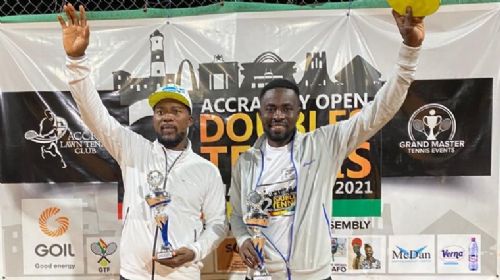 Ismaila Lamptey, Bernard Nii  Bortey win Accra City Open Doubles Title