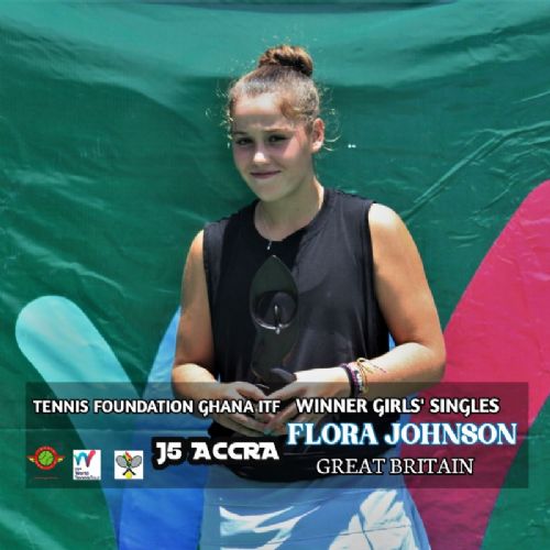 Flora Johnson beats Rufaro Magarira to win back-to-back ITF Accra J5 title 
