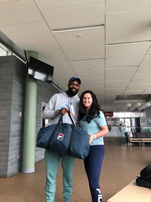 Jamie Loeb supports Michael Nortey Tennis and Educational Foundation