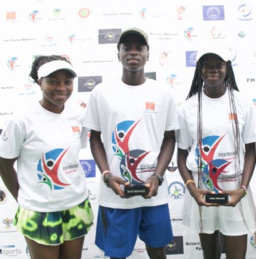 SISU-MAKENA TOMEGAH, RAPHAEL NII ANKRAH WIN INTERRECRUIT COLLEGE SCHOLARSHIP TENNIS TOURNEY 