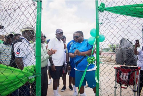 Nana Owiredu Wadie I commissions Sports Complex 