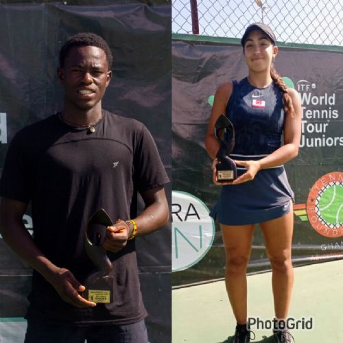 Adeleye and Lamiss crowned Tennis Foundation Ghana Open J60 Champions?