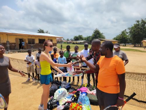 From Accra to Ntranoa: Rob and Dea Pulver Extend Tennis Support to Young Players