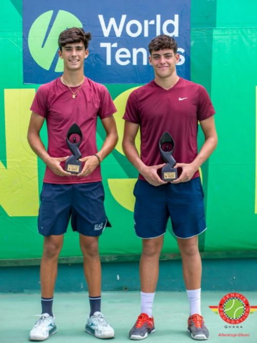 Javier Montes Jimenez and Raul Sanchez Romero Win J30 Accra Boys' Doubles Title
