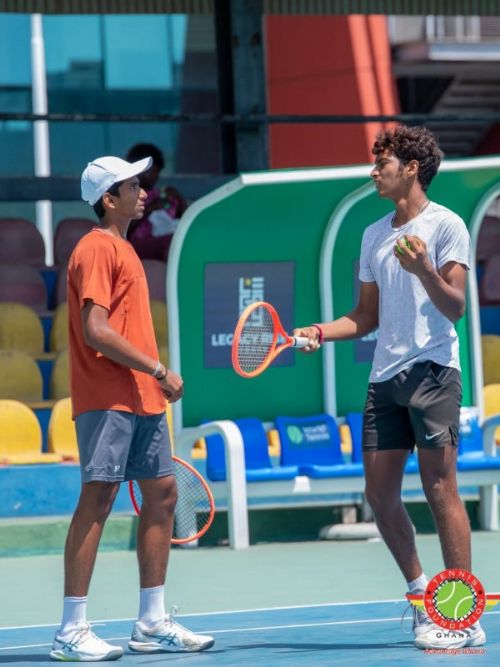Om Verma and Zayyan Virani Complete Revenge to Claim J100 Accra Boys' Doubles Crown