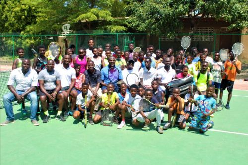 TFG holds tennis clinic at St. Francis Tennis Academy