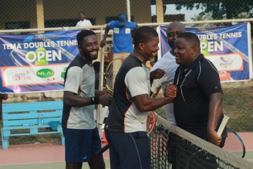 Okang / Akotuah stun Lamptey/ Bortey to reach Babolat doubles final