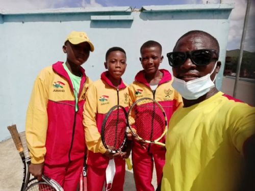 National Junior Tennis  Team in Benin for AJC Qualifiers
