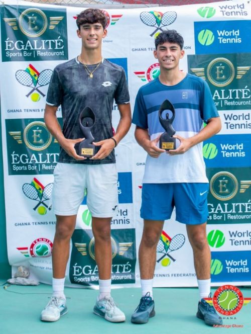 Javier Montes Jimenez and Ghali Salah-Eddine Crowned J60 Accra Boys' Doubles Champions Javier Montes Jimenez and Ghali Salah-Eddine Crowned J60 Accra Boys' Doubles Champions