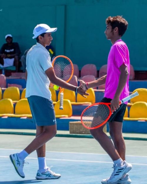 Agarwal and Patel claim J100 Accra Boys' Doubles title Agarwal and Patel claim J100 Accra Boys' Doubles title